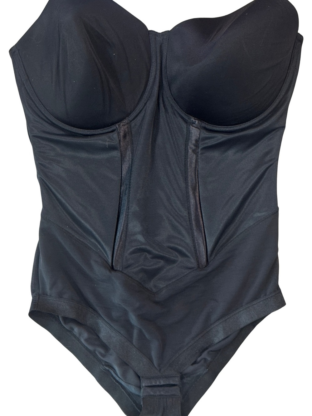 Maidenform Black Strapless Sculpting Bodysuit — Size 40DD